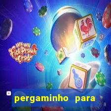 pergaminho para escrever dentro