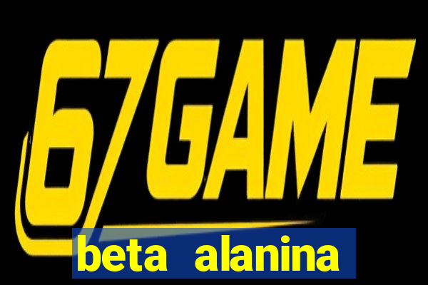 beta alanina aumenta a pressao