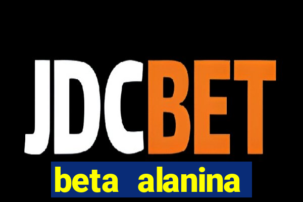 beta alanina aumenta a pressao
