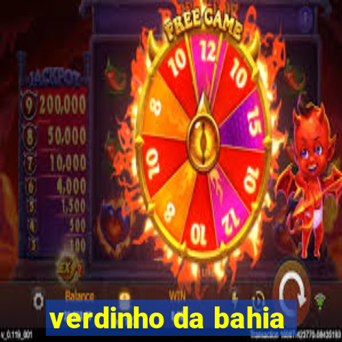 verdinho da bahia