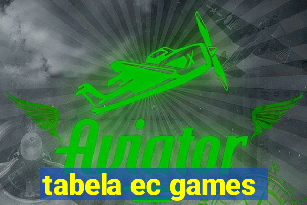 tabela ec games