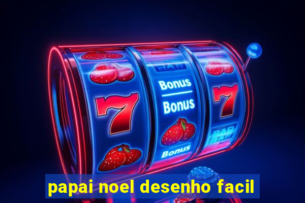 papai noel desenho facil
