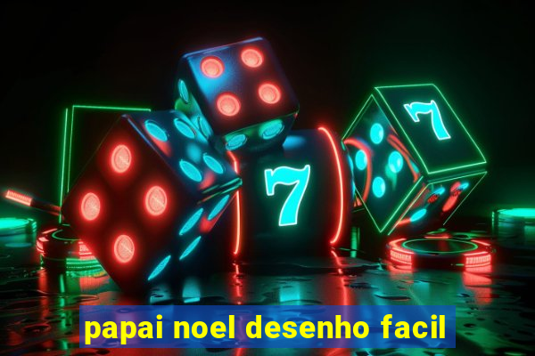 papai noel desenho facil