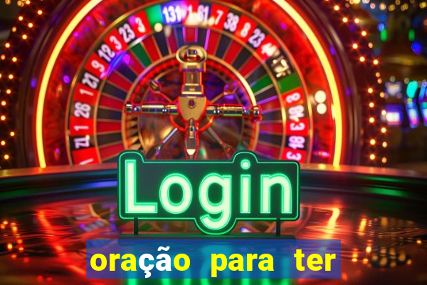 oração para ter sorte em tudo