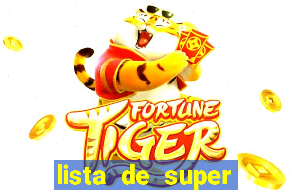 lista de super herois de a a z