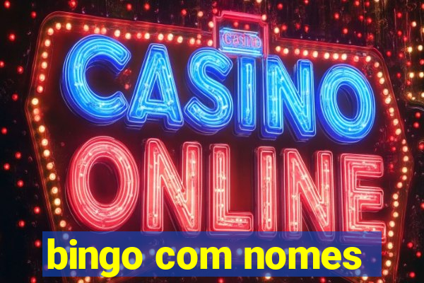 bingo com nomes