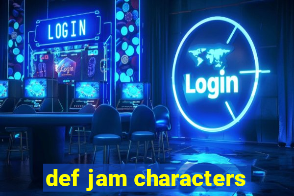 def jam characters