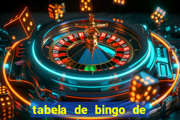 tabela de bingo de 1 a 100