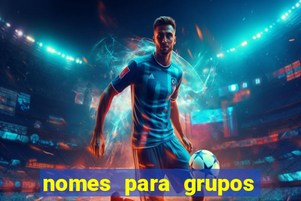 nomes para grupos de loteria no zap