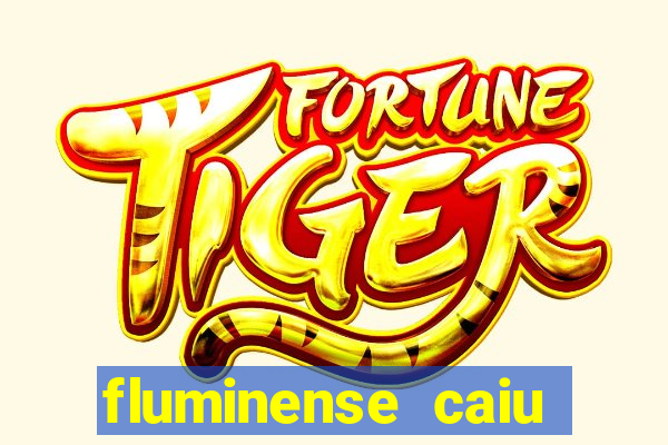 fluminense caiu para a serie c