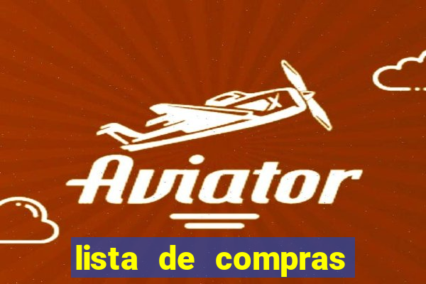 lista de compras supermercado completa pdf