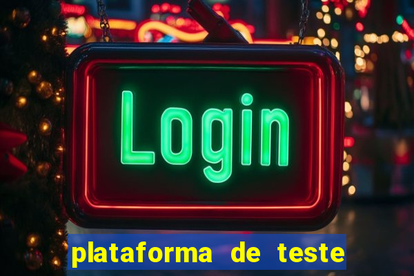 plataforma de teste pg demo