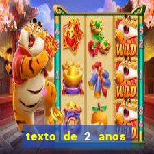 texto de 2 anos de namoro