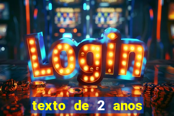 texto de 2 anos de namoro
