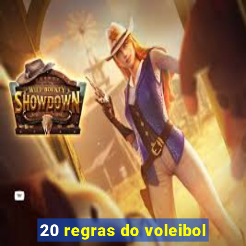20 regras do voleibol