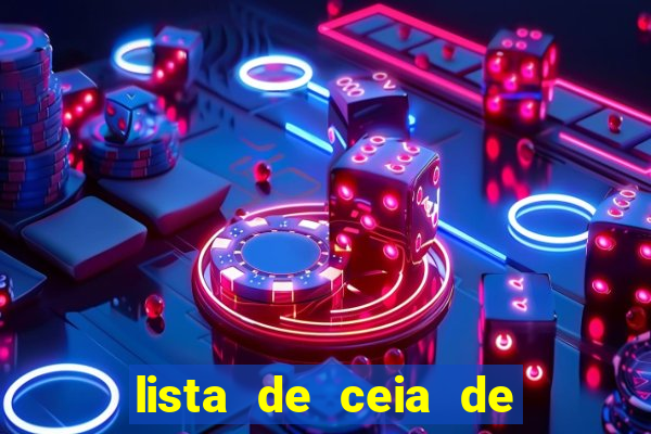 lista de ceia de natal completa
