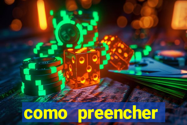 como preencher recibo de pagamento