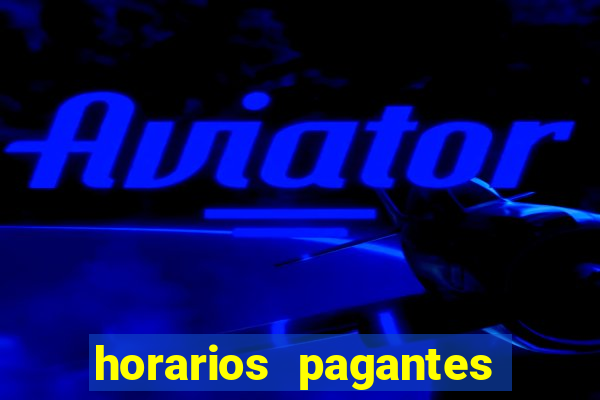 horarios pagantes do coelho