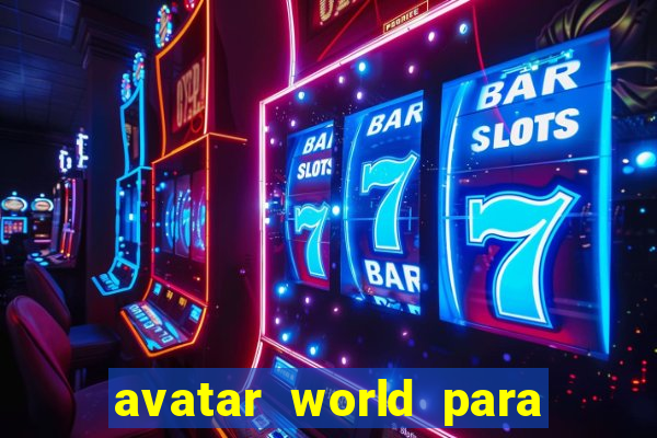 avatar world para imprimir e colorir