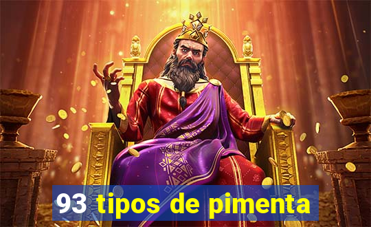 93 tipos de pimenta