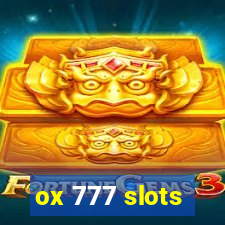 ox 777 slots