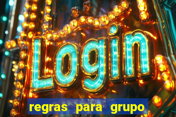 regras para grupo de futebol no whatsapp