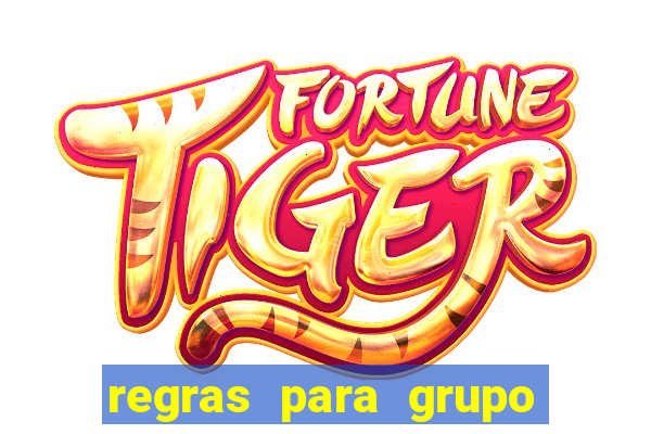 regras para grupo de futebol no whatsapp