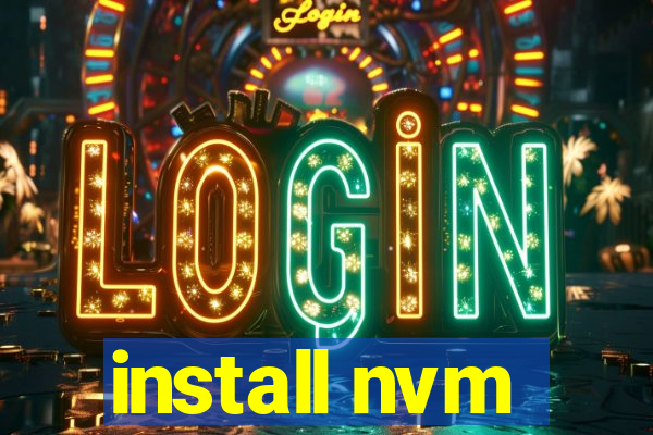 install nvm