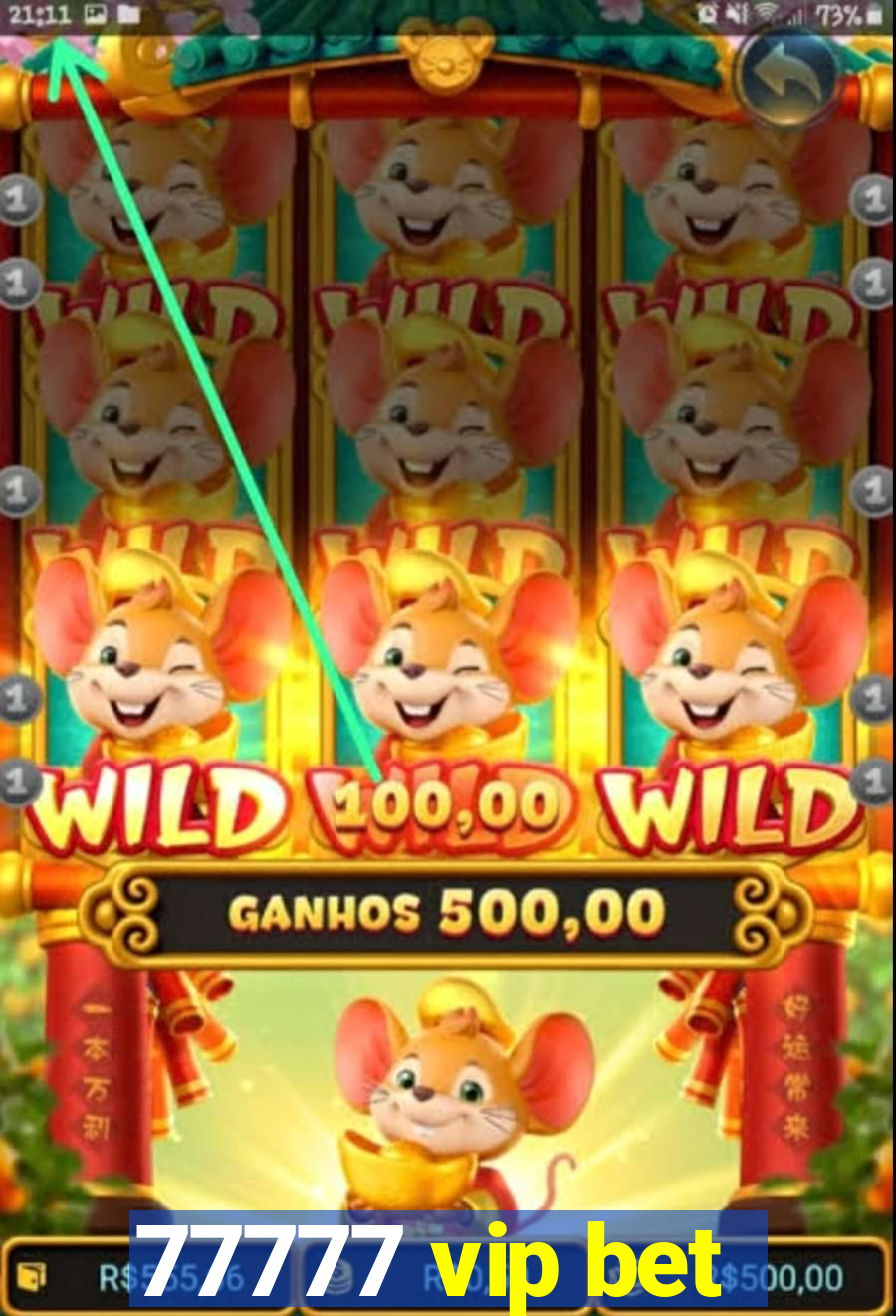 77777 vip bet