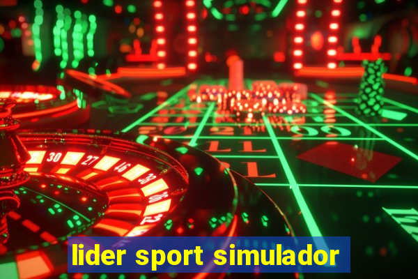 lider sport simulador