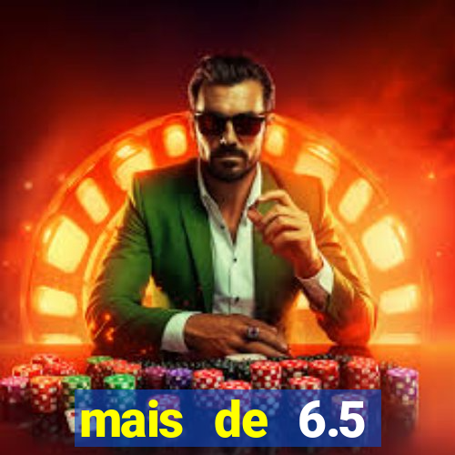 mais de 6.5 escanteios o que significa
