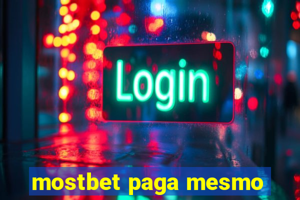 mostbet paga mesmo