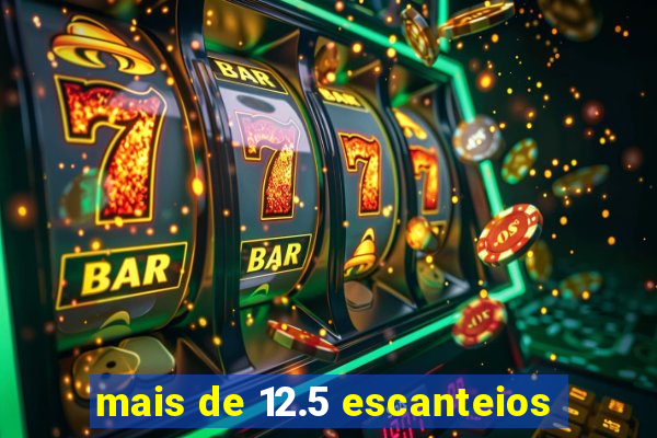 mais de 12.5 escanteios