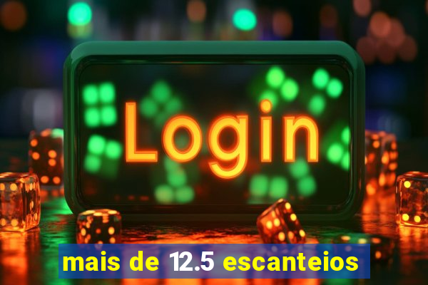 mais de 12.5 escanteios