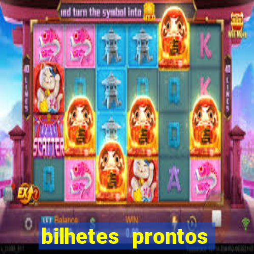 bilhetes prontos futebol hoje